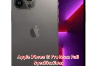 Apple iPhone 13 Pro Max: Full Specifications