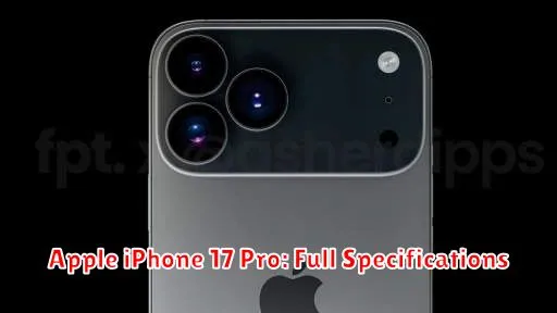 Apple iPhone 17 Pro: Full Specifications