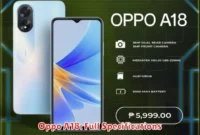Oppo A18: Full Specifications
