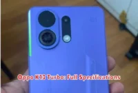 Oppo K13 Turbo: Full Specifications