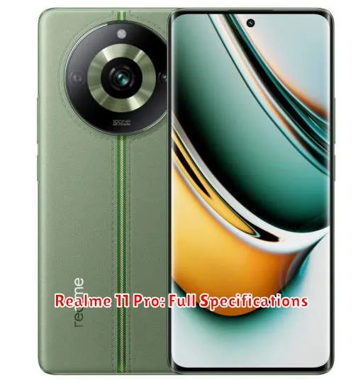 Realme 11 Pro: Full Specifications