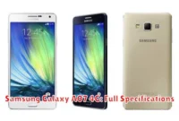 Samsung Galaxy A07 4G: Full Specifications