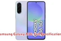 Samsung Galaxy A36: Full Specifications